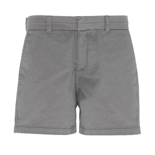 Asquith & Fox Women's Chino Shorts Slate